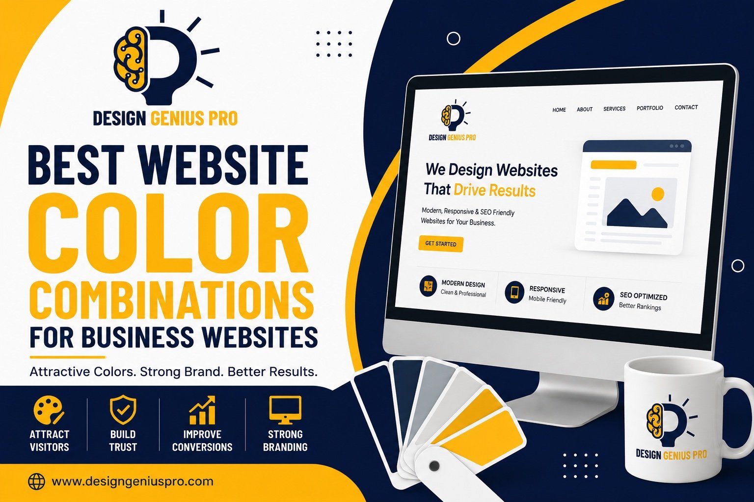 Best Website Color Combinations for Business Websites