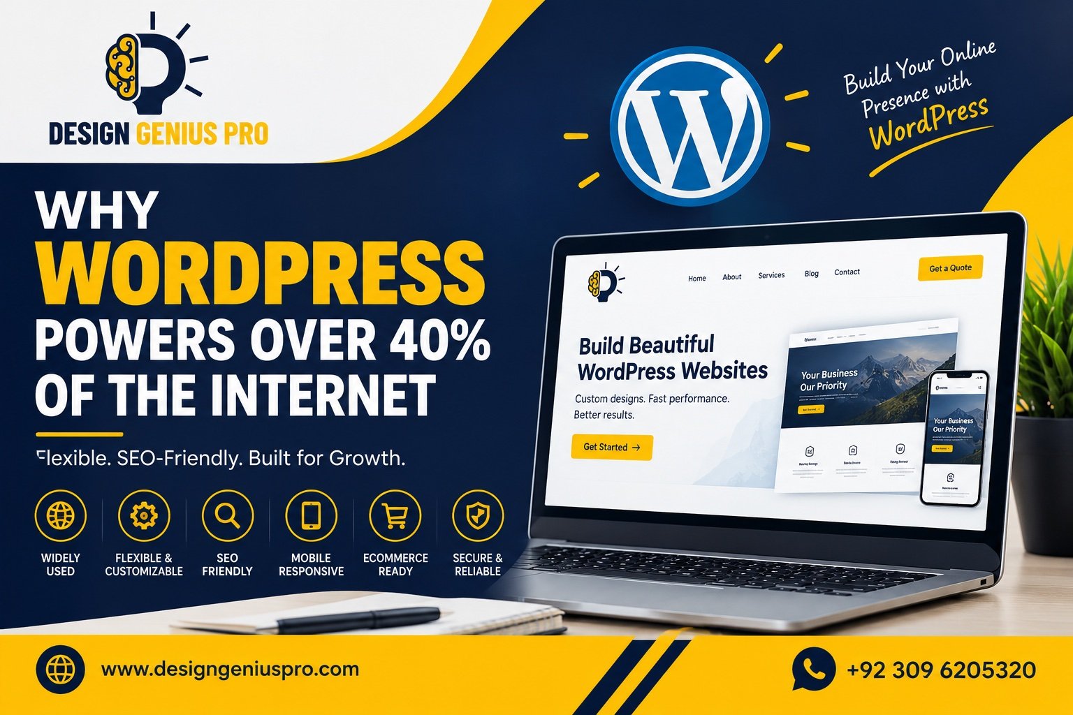 Why WordPress Powers Over 40% of the Internet